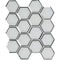 Msi Ice Hexagon 12.13 In. X 10.51 In. X 8Mm Beveled Glass Mesh-Mounted Mosaic Tile, 10PK ZOR-MD-0352 - alternate 2